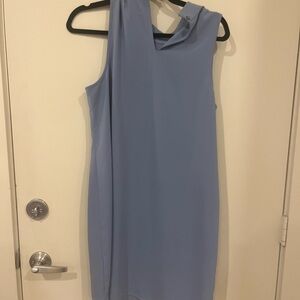 Mud Pie Light Blue Sleeveless Mini Dress